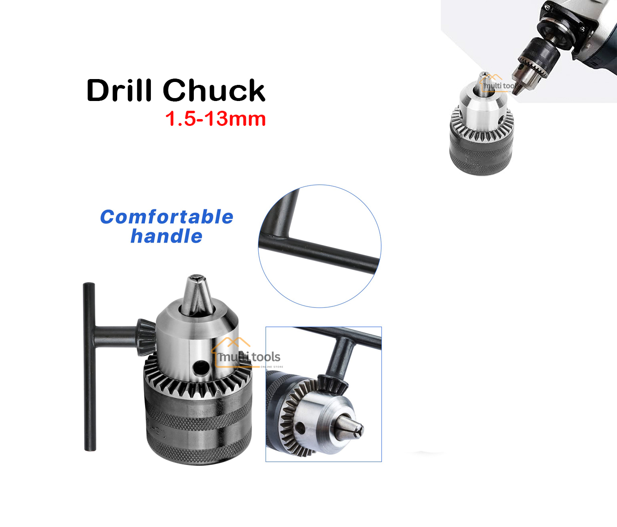 Drill Chuck 1.5-13mm